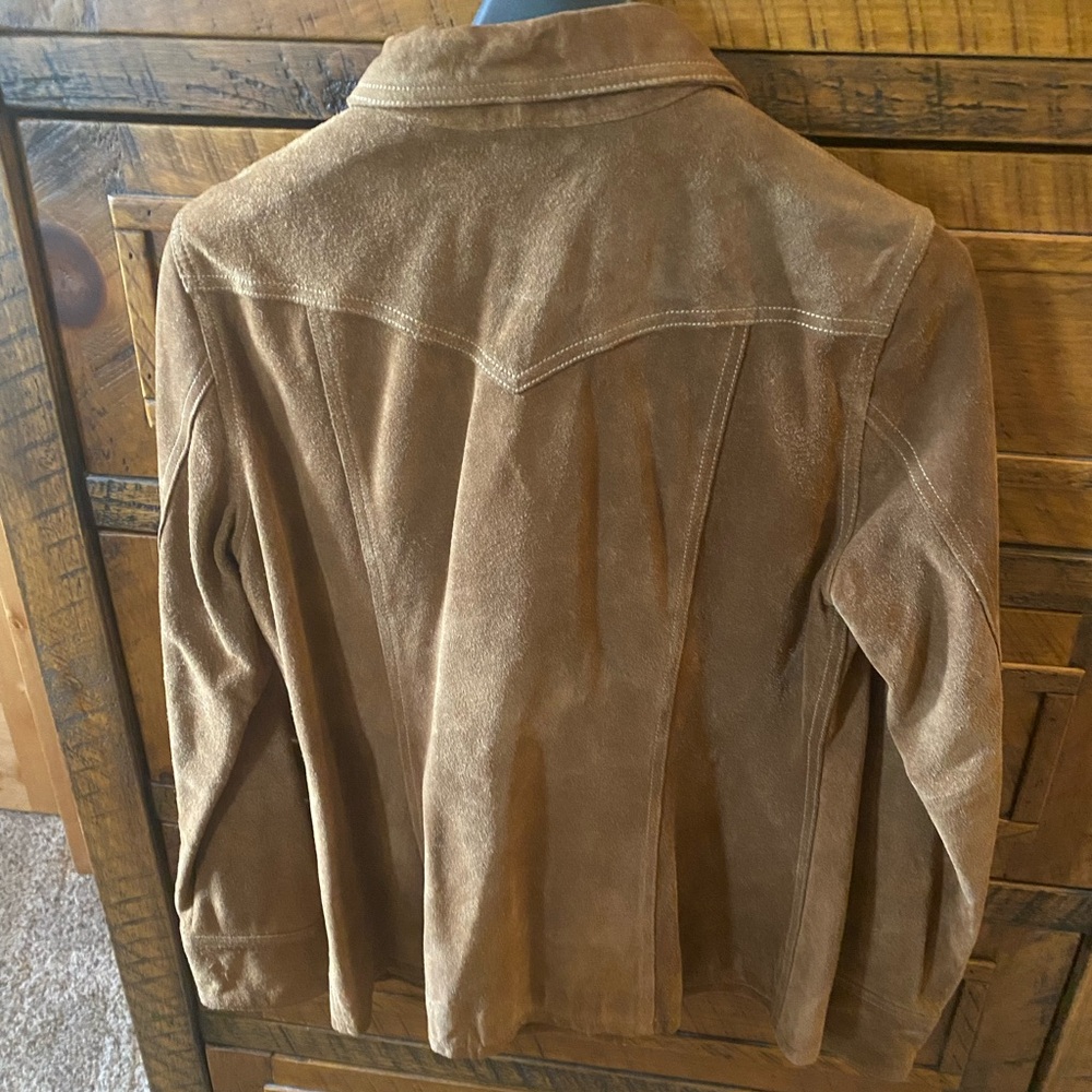GAP suede leather shirt jacket like NEW - Picture 2 of 10